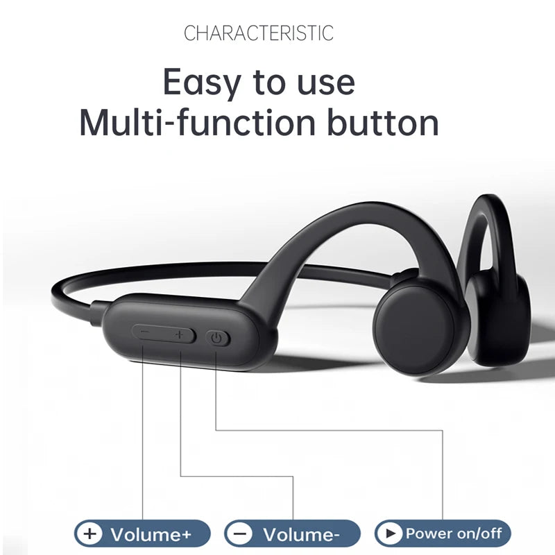 IPX8 Waterproof Bone Conduction Headphone